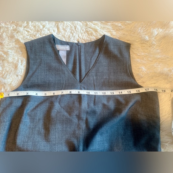 NWOT LIZ CLAIBORNE Grey Sheath Dress - Picture 8 of 11